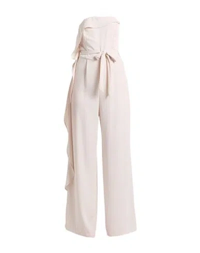 Vicolo Woman Jumpsuit Ivory Size M Polyester, Elastane In White