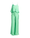 Vicolo Woman Jumpsuit Light Green Size S Viscose