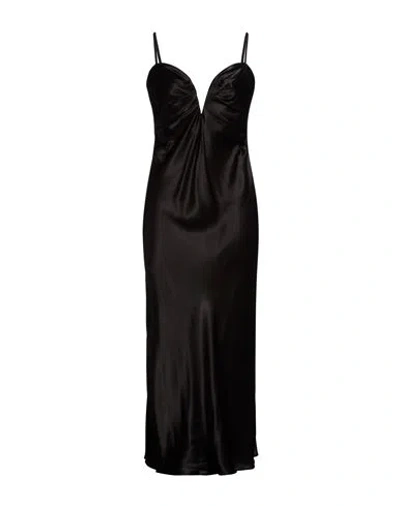 Vicolo Woman Maxi Dress Black Size L Viscose, Polyester, Elastane