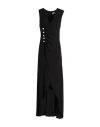 Vicolo Woman Maxi Dress Black Size Xs Polyester, Elastane