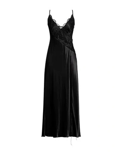 Vicolo Woman Maxi Dress Black Size M Viscose