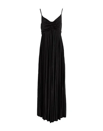 Vicolo Woman Maxi Dress Black Size Onesize Polyester