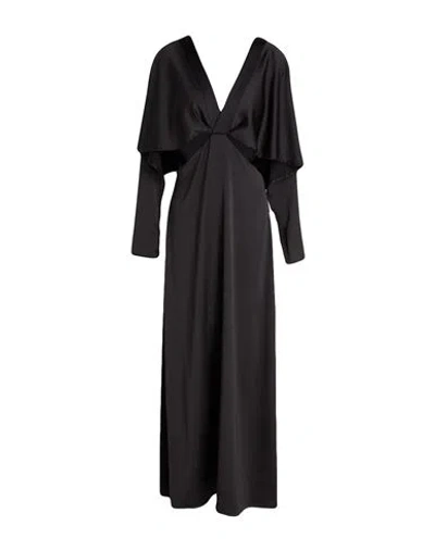 Vicolo Woman Maxi Dress Black Size S Polyester