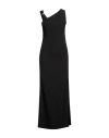 Vicolo Woman Maxi Dress Black Size S Polyester, Elastane