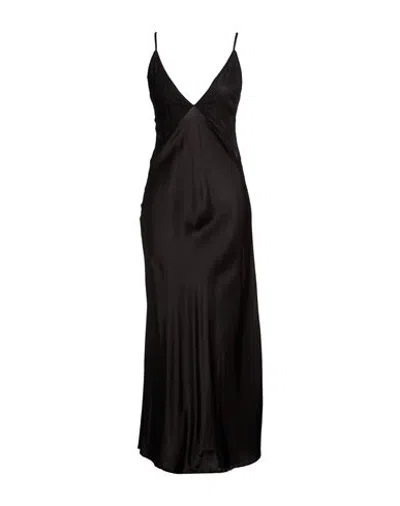Vicolo Woman Maxi Dress Black Size S Viscose, Elastane