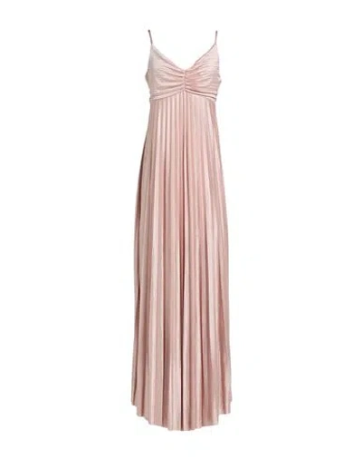 Vicolo Woman Maxi Dress Blush Size Onesize Polyester In Pink