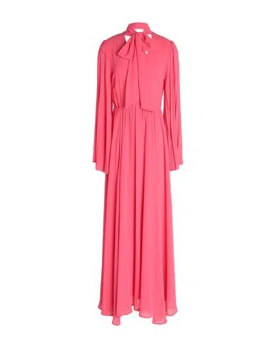 Vicolo Woman Maxi Dress Coral Size Xs Polyester In Red