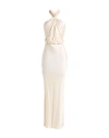 Vicolo Woman Maxi Dress Ivory Size M Viscose In White
