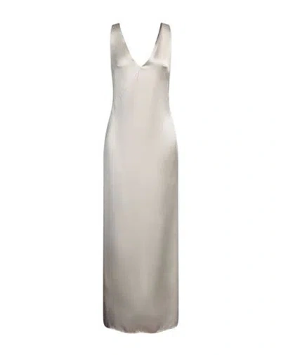 Vicolo Woman Maxi Dress Ivory Size M Polyester In White