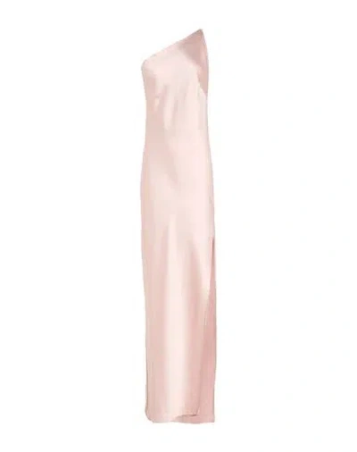 Vicolo Woman Maxi Dress Light Pink Size L Polyester