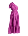 Vicolo Woman Maxi Dress Mauve Size S Cotton In Purple