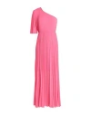 Vicolo Woman Midi Dress Fuchsia Size M Cotton In Pink