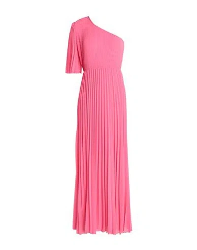 Vicolo Woman Midi Dress Fuchsia Size M Cotton In Pink