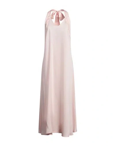 Vicolo Woman Maxi Dress Pink Size Onesize Polyester