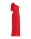 Vicolo Woman Maxi Dress Red Size M Polyester