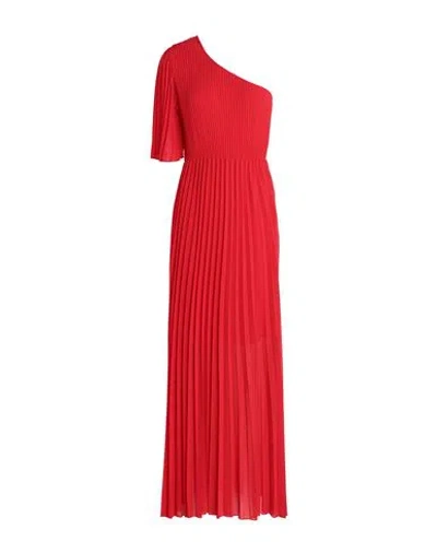 Vicolo Woman Maxi Dress Red Size M Polyester In Red