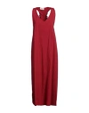 Vicolo Woman Maxi Dress Red Size S Cotton