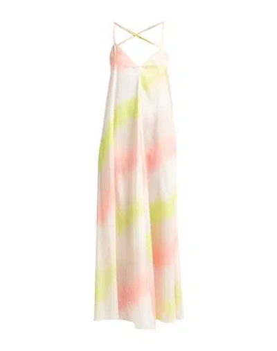 Vicolo Woman Maxi Dress Yellow Size S Polyester