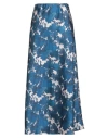 Vicolo Woman Maxi Skirt Beige Size M Polyester In Blue
