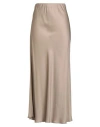 Vicolo Woman Maxi Skirt Beige Size M Viscose In Brown