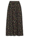 Vicolo Woman Maxi Skirt Black Size M Cotton, Elastane In Black