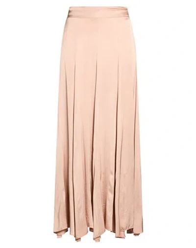 Vicolo Woman Maxi Skirt Blush Size S Viscose In Pink