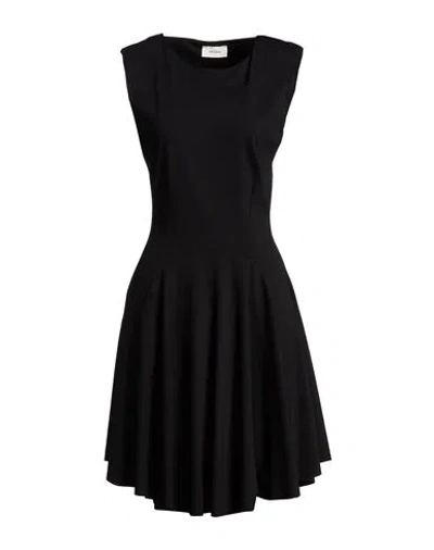 Vicolo Woman Midi Dress Black Size M Viscose, Polyamide, Elastane