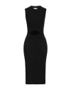 Vicolo Woman Midi Dress Black Size Onesize Viscose, Polyester In Black