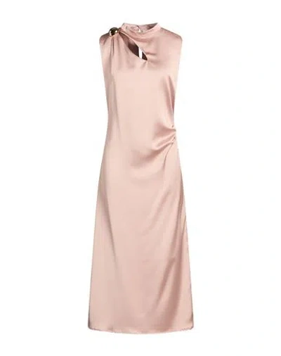Vicolo Woman Midi Dress Blush Size S Polyester In Pink