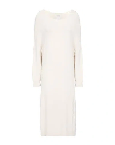 Vicolo Woman Midi Dress Ivory Size Onesize Viscose, Polyamide In White