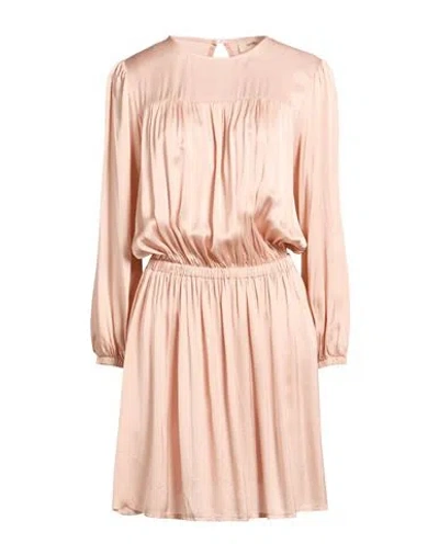 Vicolo Woman Midi Dress Light Pink Size S Viscose