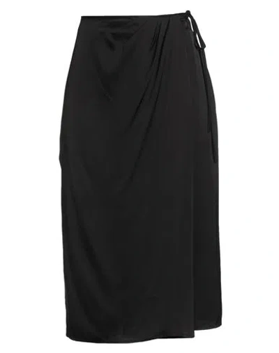 Vicolo Woman Midi Skirt Black Size M Viscose
