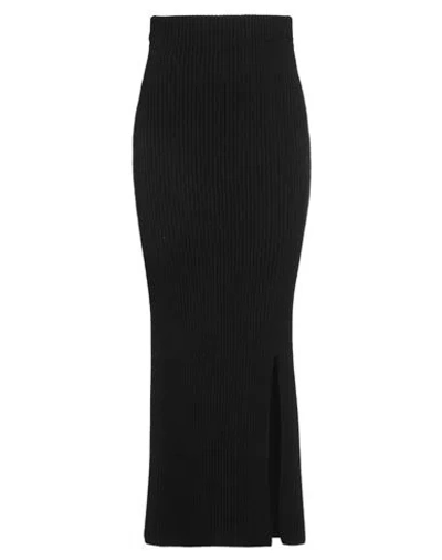 Vicolo Woman Midi Skirt Black Size Onesize Acrylic, Wool, Viscose, Alpaca Wool