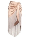 Vicolo Woman Midi Skirt Sand Size S Viscose In Beige
