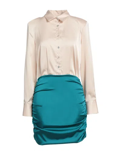 Vicolo Short Dresses In Beige