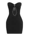 Vicolo Woman Mini Dress Black Size 8 Polyester, Elastane