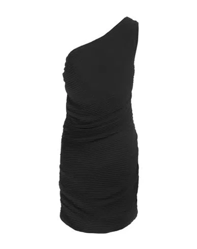 Vicolo Woman Mini Dress Black Size M Polyester In Black