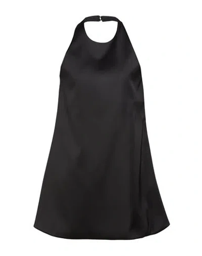 Vicolo Woman Mini Dress Black Size M Polyester, Elastane