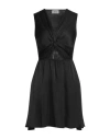 Vicolo Woman Short Dress Black Size Onesize Viscose