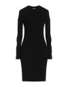 Vicolo Woman Mini Dress Black Size Onesize Viscose, Polyester