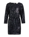 Vicolo Woman Mini Dress Black Size S Polyester, Elastane In Black