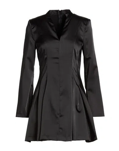 Vicolo Woman Mini Dress Black Size S Polyester, Elastane