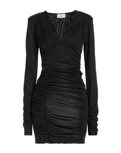 Vicolo Woman Mini Dress Black Size S Polyester, Elastane