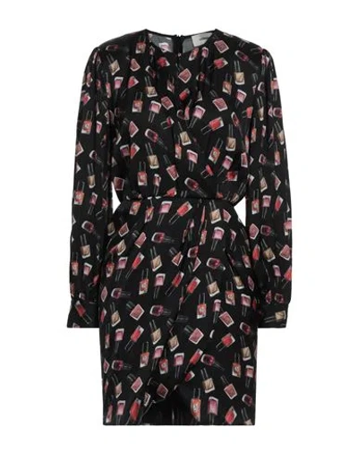 Vicolo Woman Short Dress Black Size M Viscose