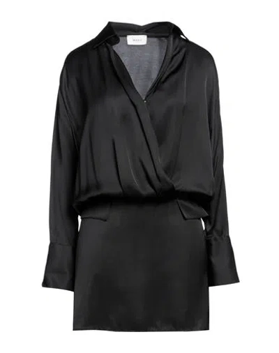 Vicolo Woman Mini Dress Black Size S Viscose