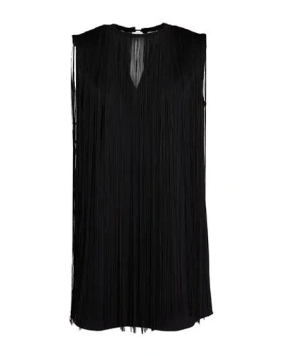 Vicolo Woman Mini Dress Black Size S Viscose, Nylon, Elastane