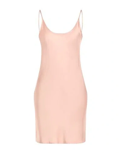 Vicolo Woman Mini Dress Light Pink Size Onesize Viscose In Pattern