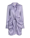 Vicolo Woman Mini Dress Lilac Size M Viscose In Purple