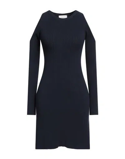 Vicolo Woman Mini Dress Midnight Blue Size Onesize Viscose, Polyester