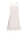 Vicolo Woman Mini Dress Off White Size S Polyester, Elastane In Off White